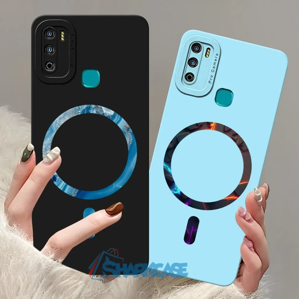 [SHARKCASE] Softcase Infinix Hot 9 / 10 / 11 / 12 / 20 / 30 Play / Hot 8 / 9 / 10 / 11 /11 /Hot 12i / Hot 12 Pro / Hot 20s / Hot 20 5G Motif Logo Apel - Case Hp - Casing Hp - Silikon Hp Infinix - Kondom Hp - Kesing Pro Kamera - Softcase TPU Infinix