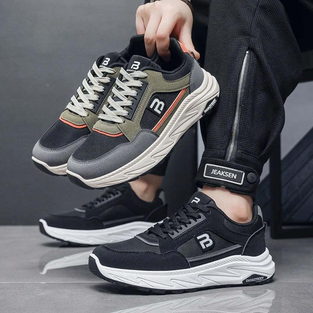 PANARYBODY Sepatu Cowok Casual Sepatu Sneakers Sporty Anak Muda High Quality Sepatu Fashion Pria Masa Kini QN2108