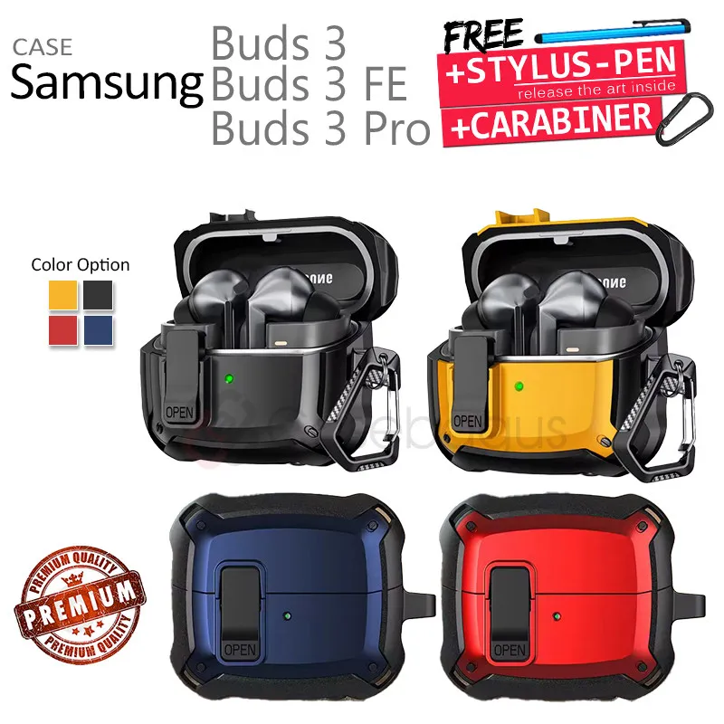 Samsung Galaxy Buds 3 / 3 Pro / 3 FE - Full Protection Armor Case TWS Bluetooth Wireless Buds3