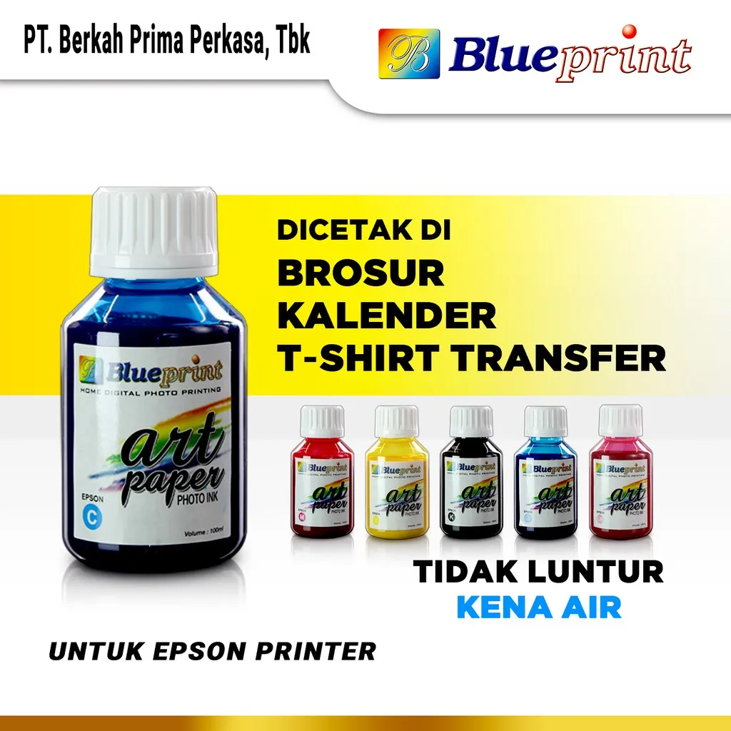 Tinta Art Paper Epson BLUEPRINT Refill For Printer Epson 100 ML