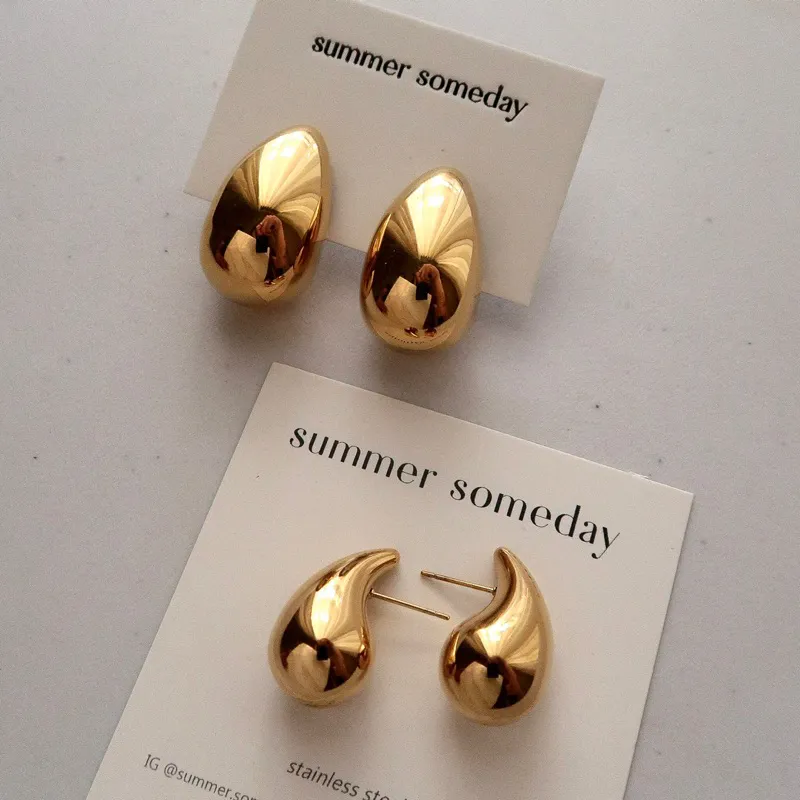 DROPLET earrings - Stainless steel