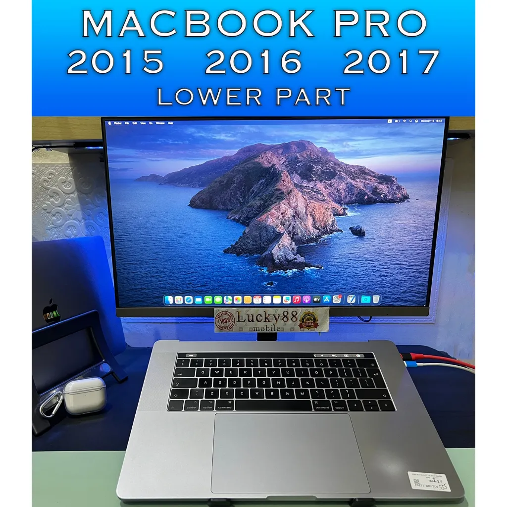 Macbook Pro Touch Bar 2019 2018 2017 2016 2015 2nd Lower Part tanpa Monitor Quad Core i7 2.8 GHz / 2.6 GHz / Dual Core i5 2.7 GHz (Turbo Boost 3.5 / 3.8 / 3.1 GHz) Ram 8 / 16 Gb SSD 128 / 256 / 512 GB 1 TB 13 15 inch Second Mulus Like New