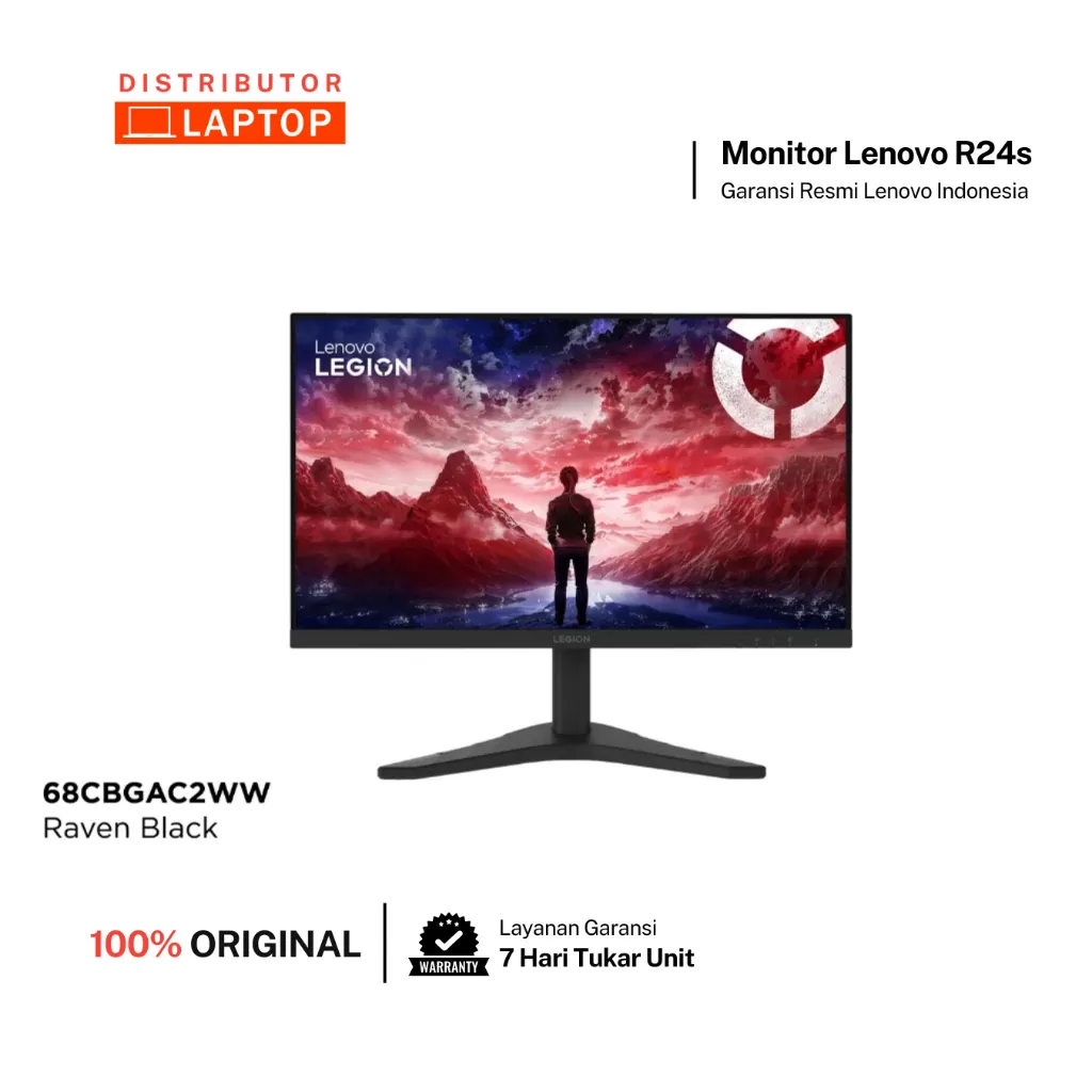 Lenovo Legion R24s Monitor Gaming 23.8" FHD IPS 144Hz AMD FreeSync