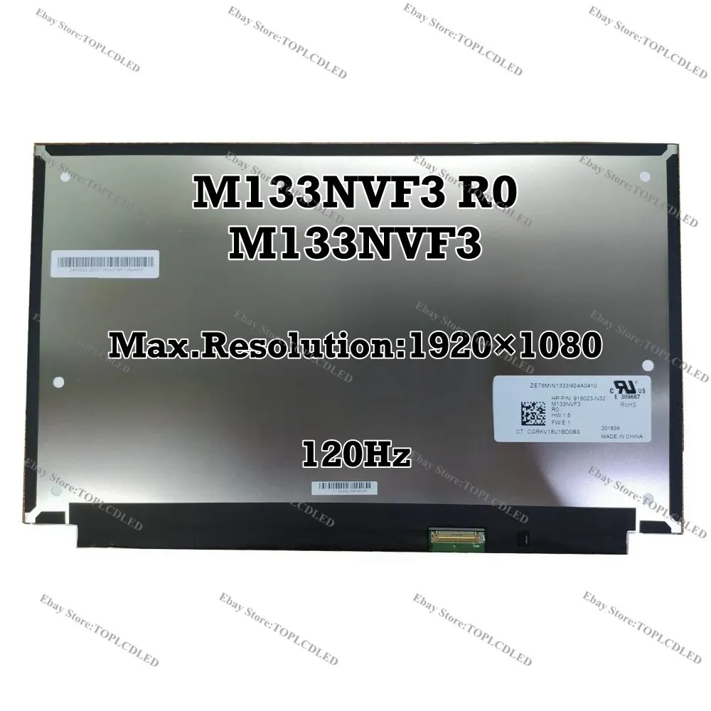Layar LED LCD Laptop HP 830 G5 M133NVF3 13.3 inch 40 pin (narrow)