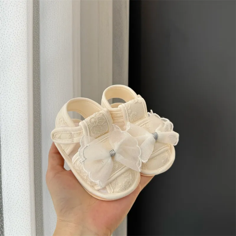 Sepatu Sendal Bayi Prewalker Perempuan Baby Girl Sandals Flat Pita Anti Slip untuk bayi 3-12 bulan