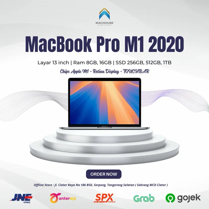MacBook Pro 13 inch M1 2020 Touchbar Ram 8/16GB | 256/512GB