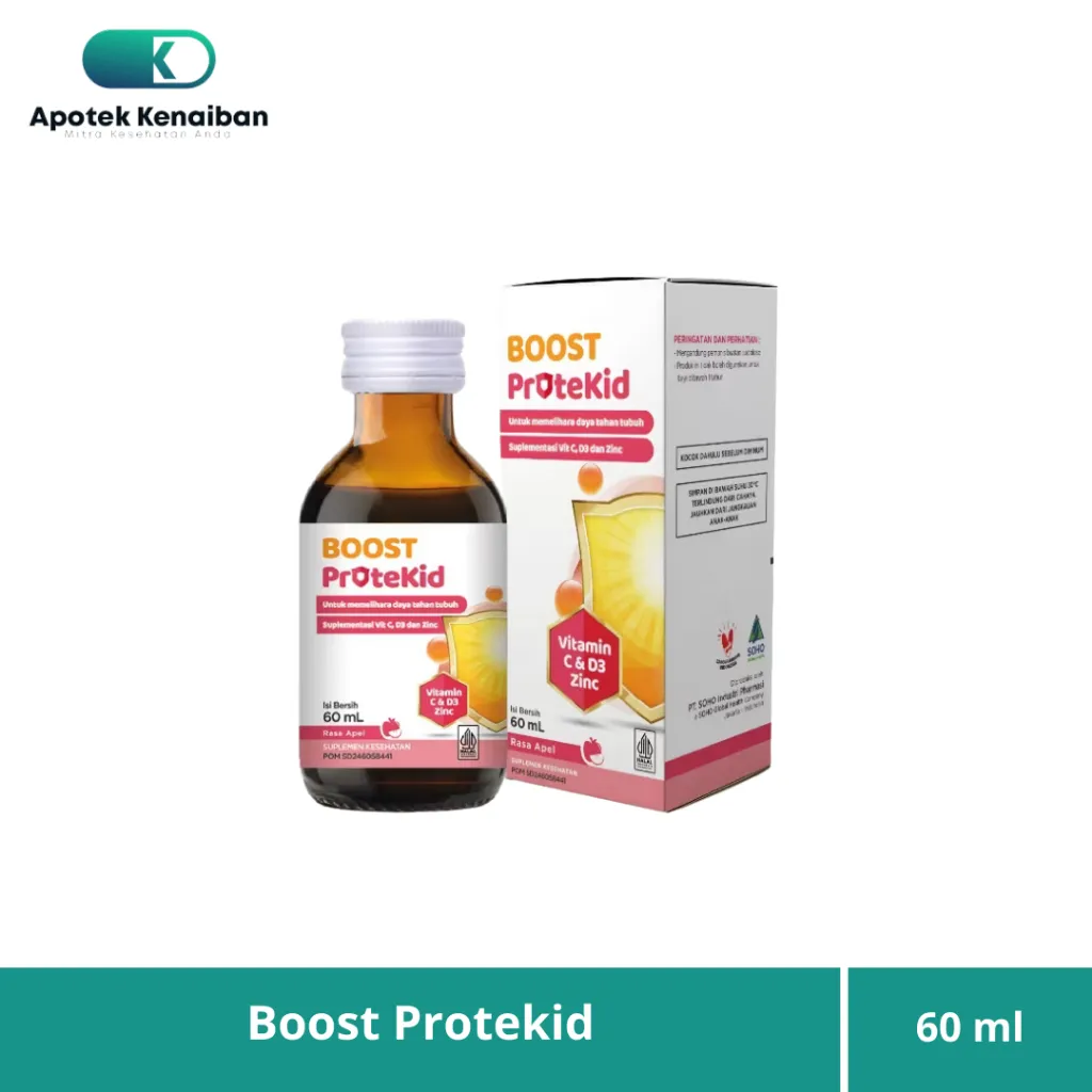 BOOST PROTEKID SYRUP 60 ML / VITAMIN C & D3 + ZINC