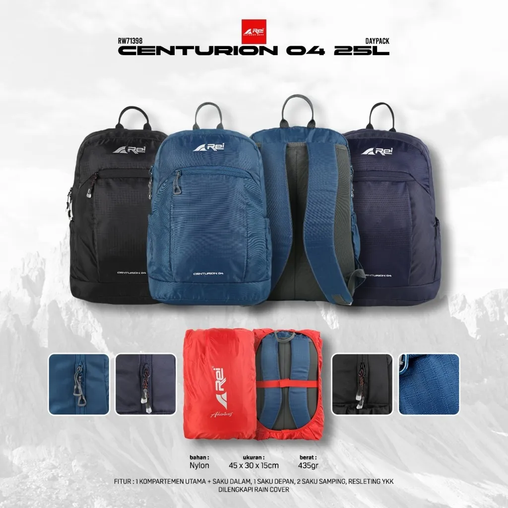 Tas Ransel Pria Centurion 04 25 Liter Arei Outdoorgear