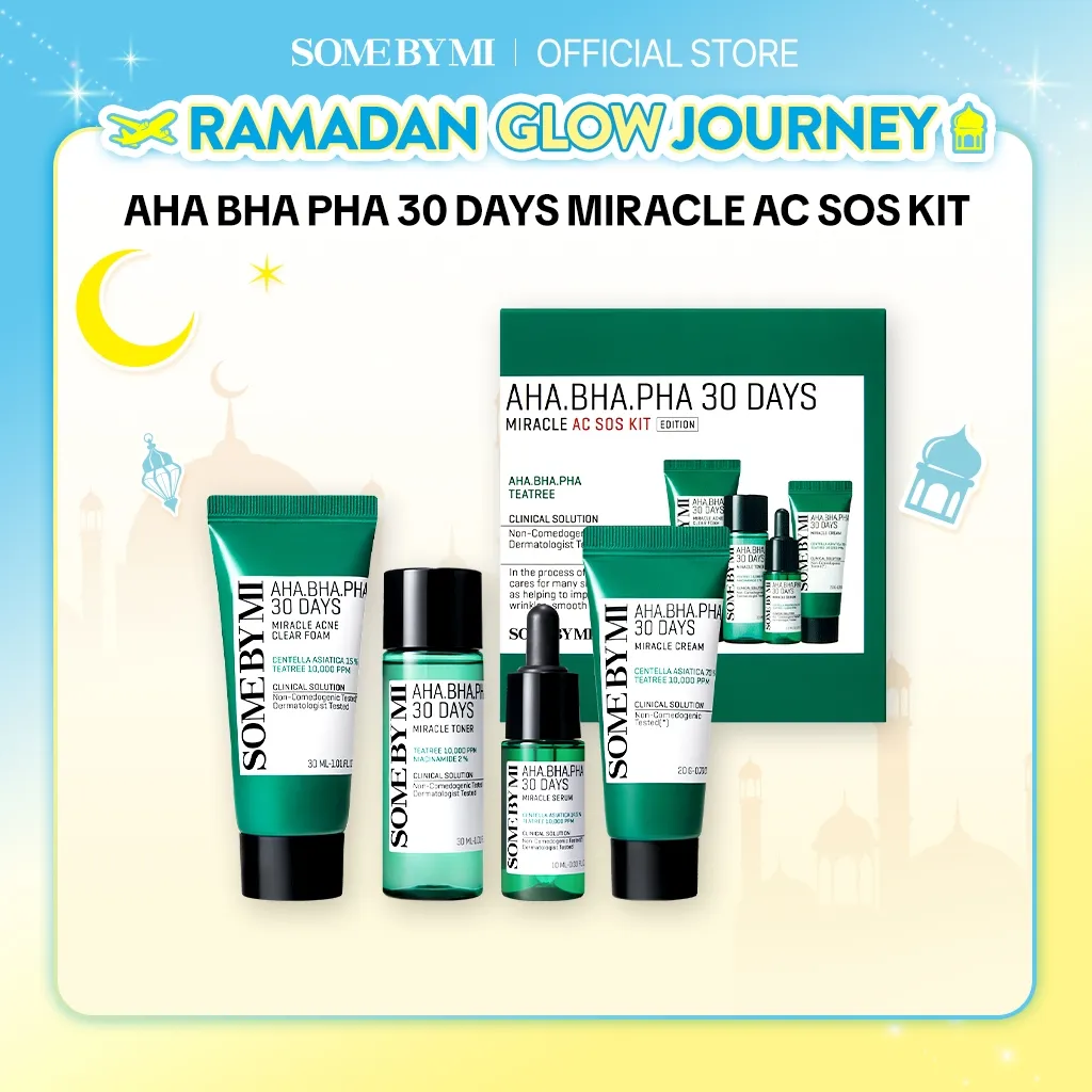 [BEST SELLING]  SOME BY MI Aha Bha Pha 30 Days Miracle AC SOS Kit