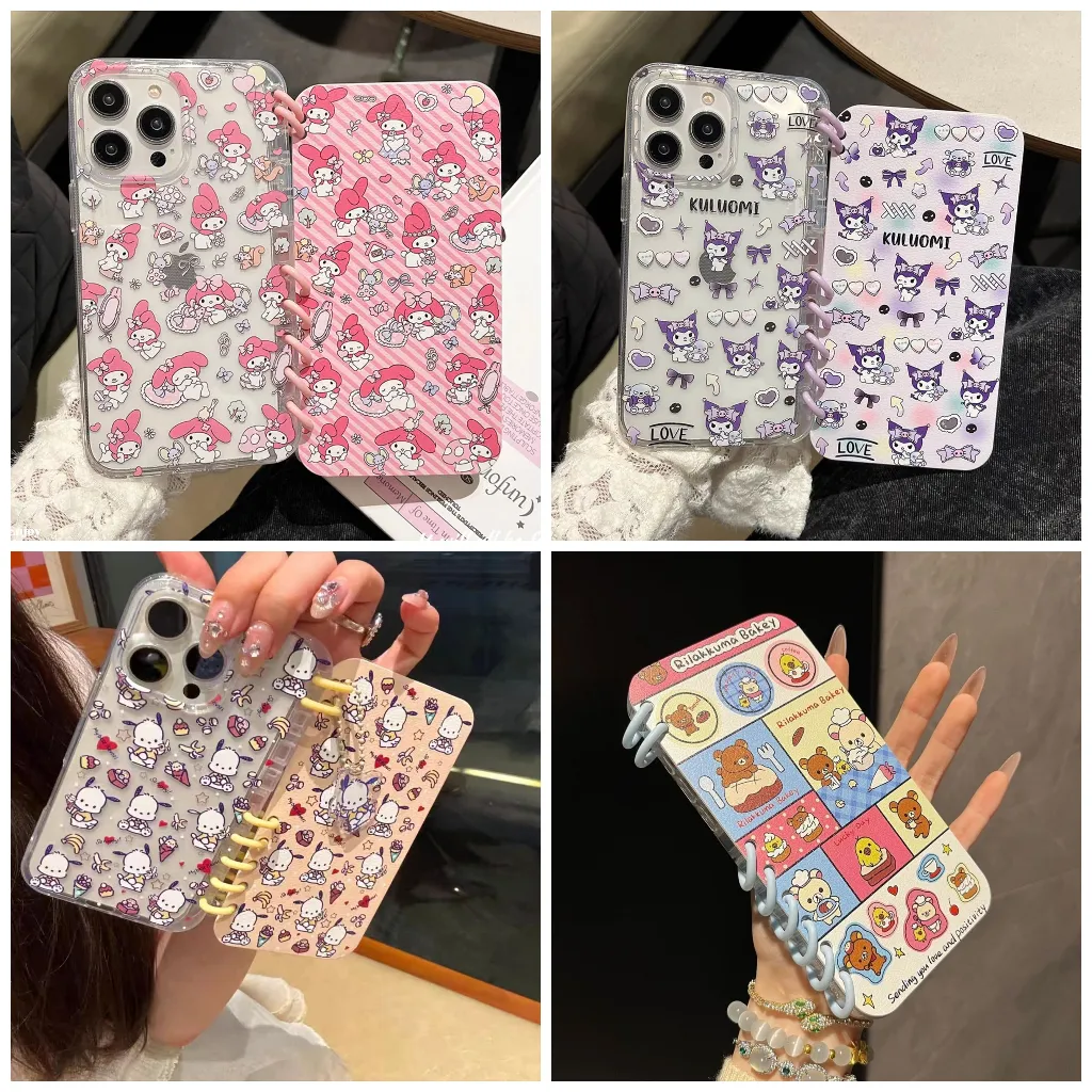 Casing Hp Book Case For Xiaomi Oppo Vivo Realme Samsung & Iphone