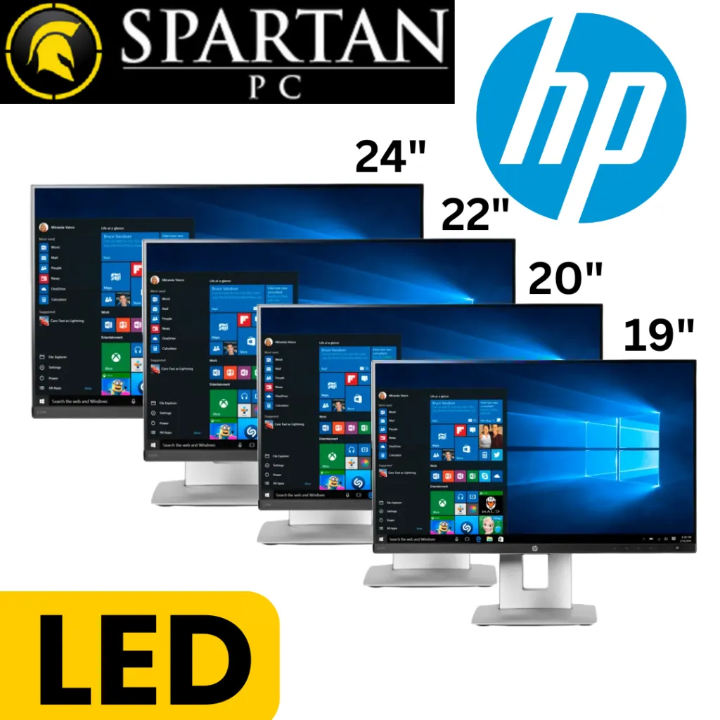 Monitor HP 19 / 20 / 22 / 24 inch Wide Layar LCD Komputer With LED