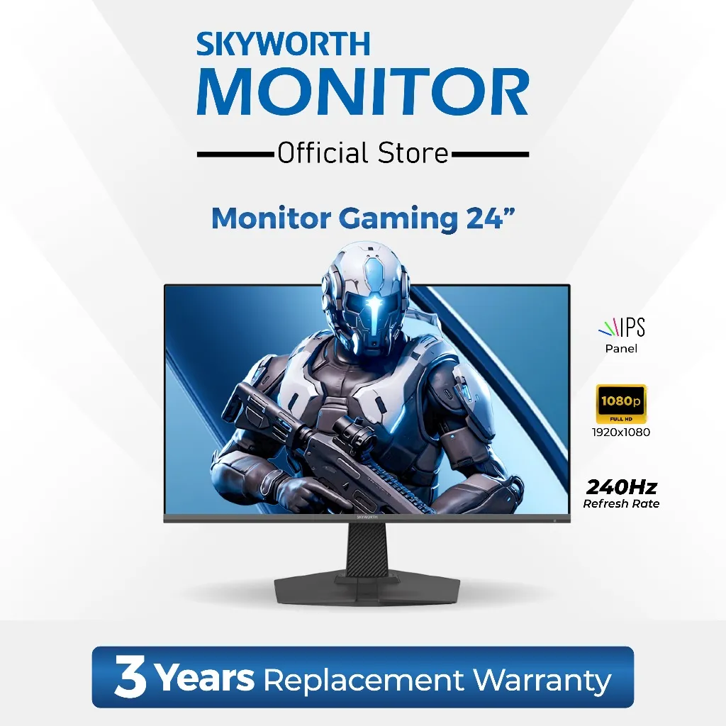 Skyworth Monitor Gaming F24G41F 24" FHD 240Hz