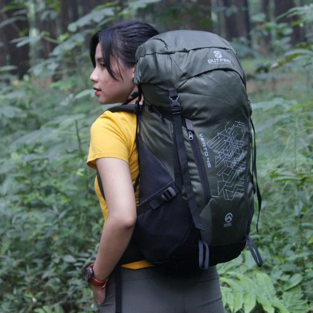 Carrier 45 Liter Tas Gunung Pria Wanita Carier Outdoor Keril Tas Ransel Gunung Outfrai Toreant 45 L