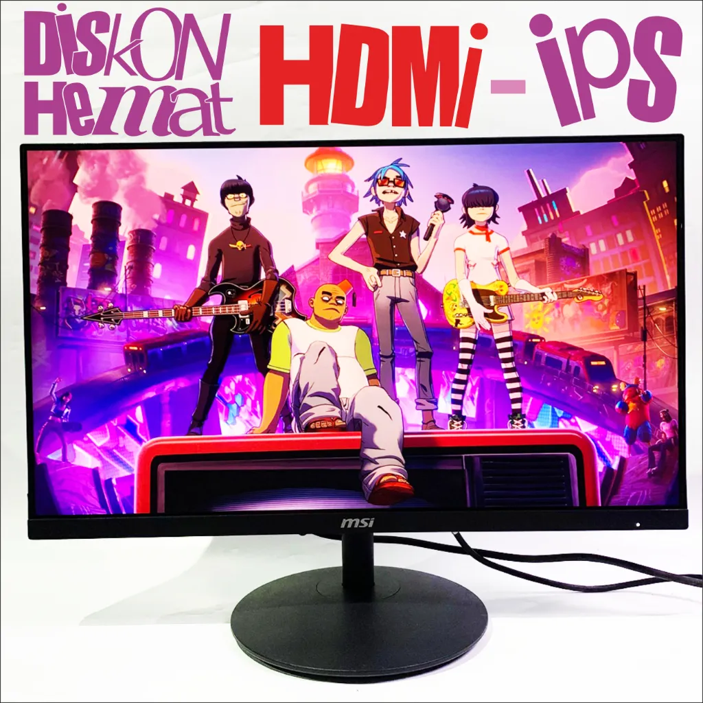 MONITOR HDMI - MERK MSI 24INCH - IPS - MULUS SIAP PAKAI - LIKE NEW