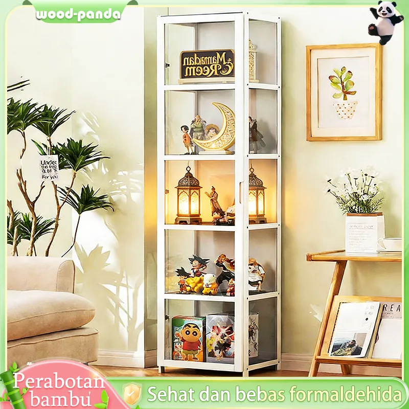 Lemari Display Kotak Display Lemari Display Akrilik Rak Serbaguna Lemari Lemari Gambar 42/62/82CM