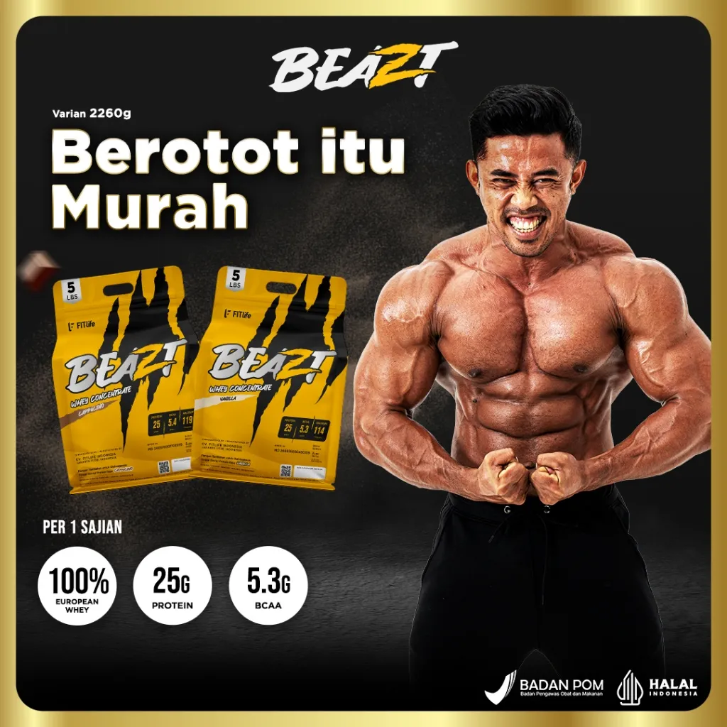 FITlife Beazt 5lbs/2260gr - Whey Protein Concentrate (Ex Wpro)