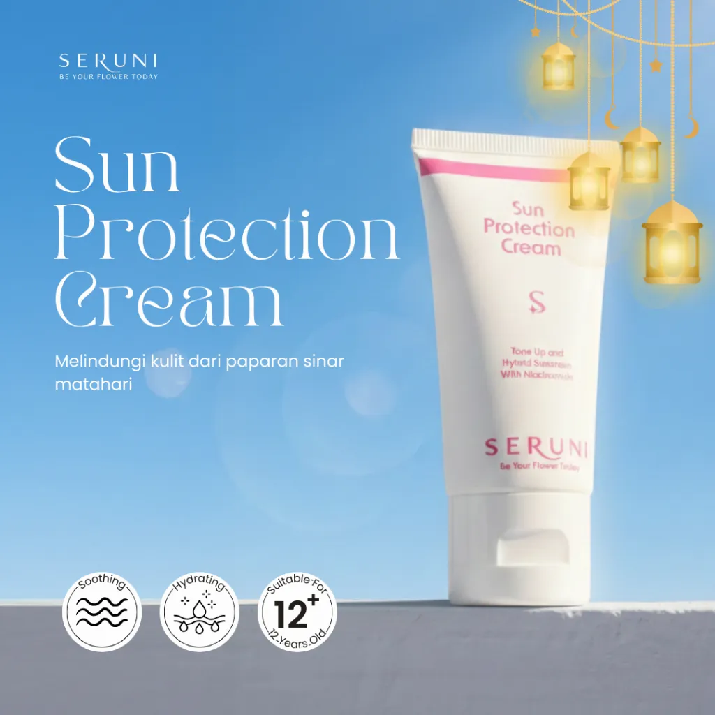[NEW DESIGN ] Seruni - Sun Protection Cream - Membantu Mencerahkan Kulit & Melindungi Kulit Dari Paparan Sinar Matahari - [ 1 Pcs ]
