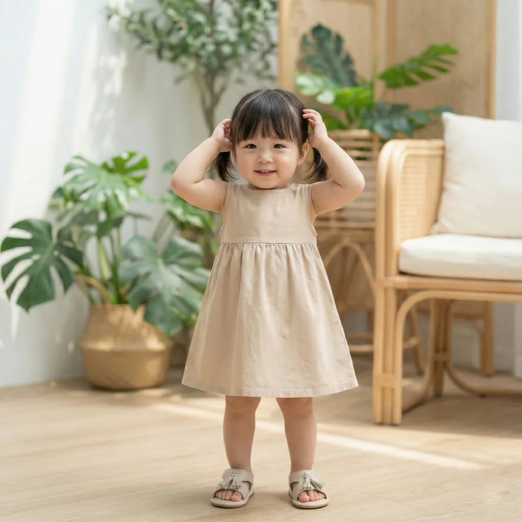Tamagoo Julia | Sandal Pesta Bayi Perempuan Prewalker Flat Shoes