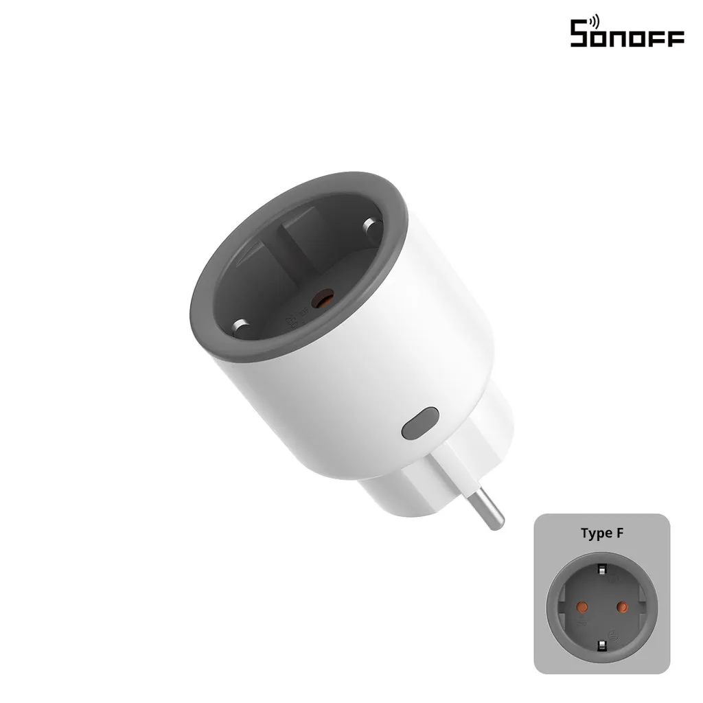 Sonoff Smart Plug ZIGBEE Power Monitoring S60ZBTPF Stop Kontak Colokan Wireless Smart Home Steker Iot