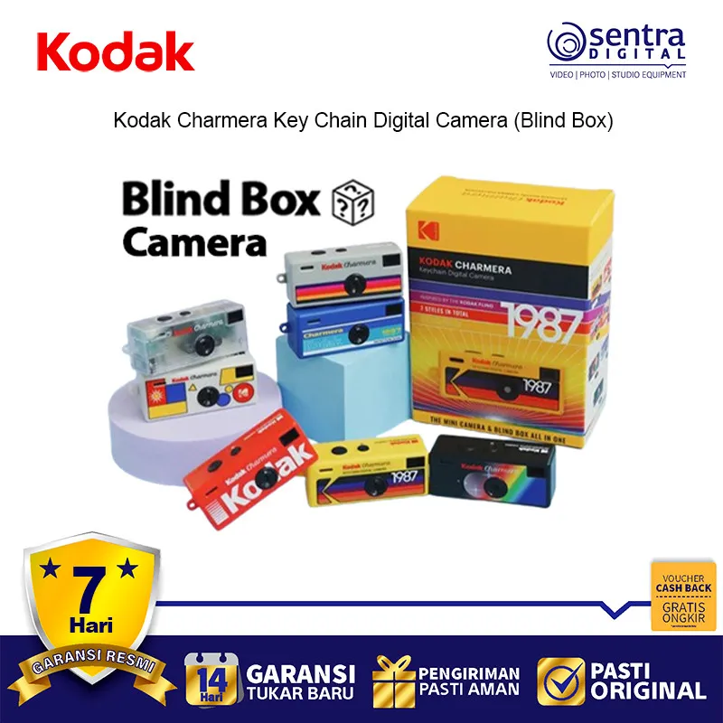 Kodak Charmera Key Chain Digital Camera - Random Style Gacha Blind Box