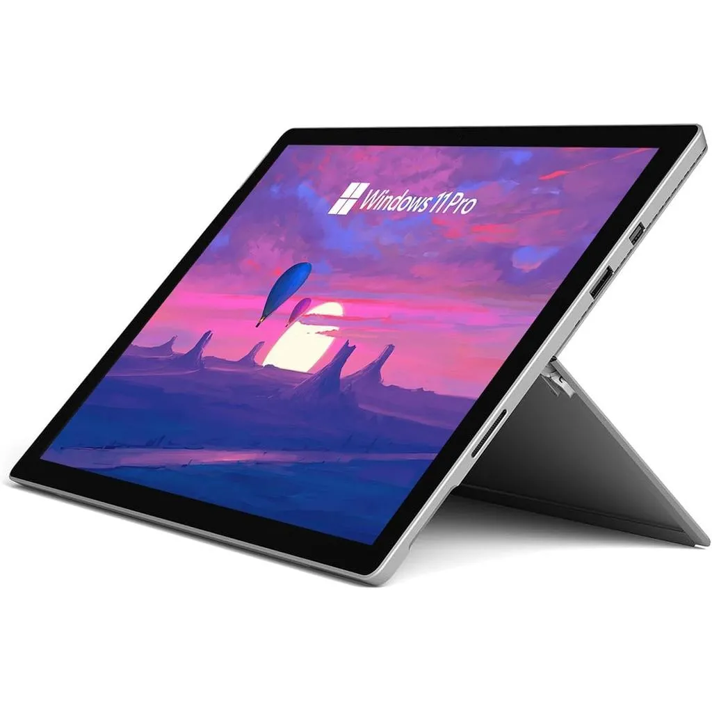 Microsoft Surface Pro 5 Tablet PC, 12.3" Touchscreen (2736 X 1824) Tablet, Intel Core i5-7300U 2.6GHz-3.5GHz, 4GB DDR4 RAM, 128GB SSD, No Keyboard, Camera, Windows 11 Pr