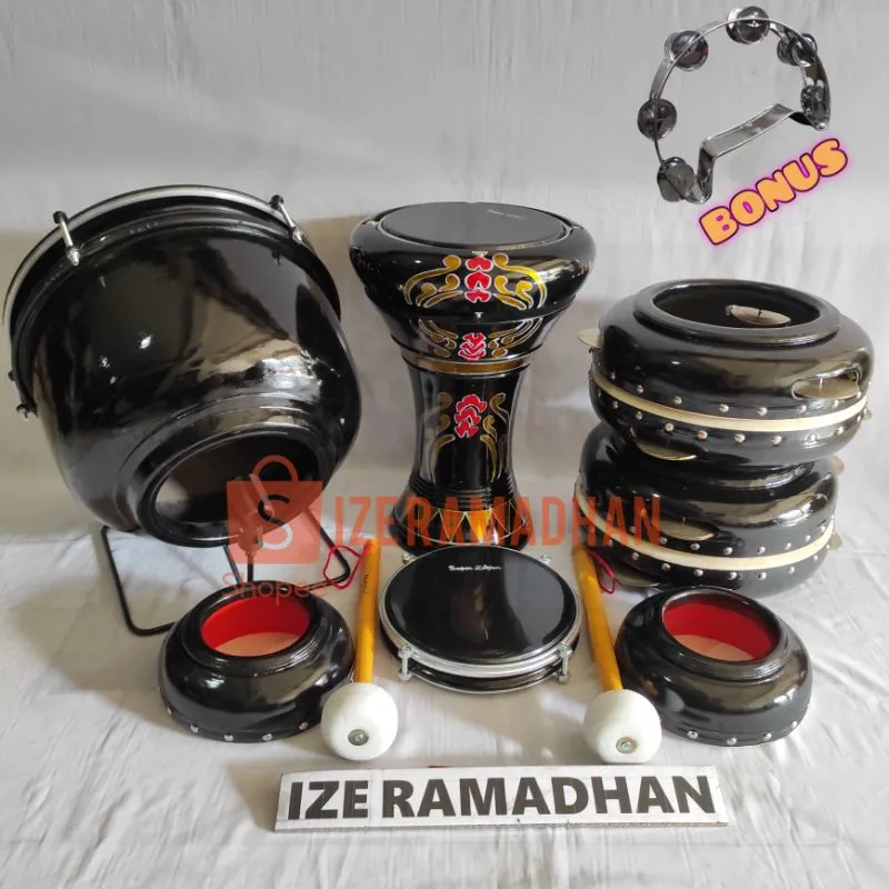 Hadroh Habib Syekh Full Set Standar Komplit 9 Alat