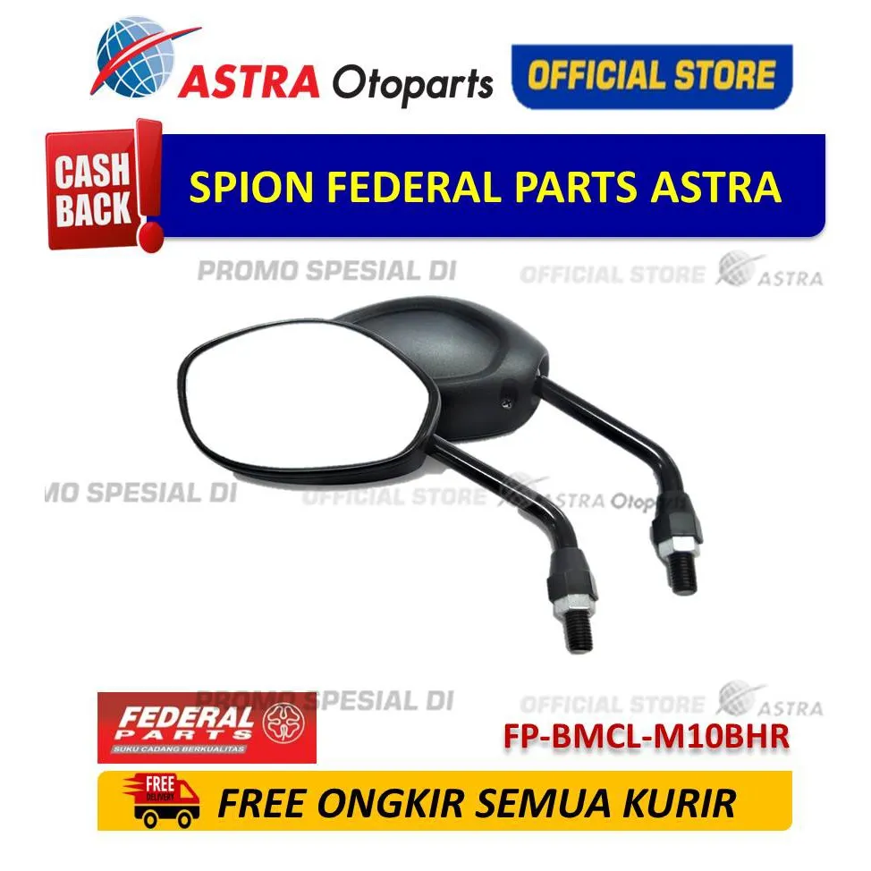 Spion CLASSIC FEDERAL untuk SEMUA MOTOR HONDA FP-BMCL-M10BHR