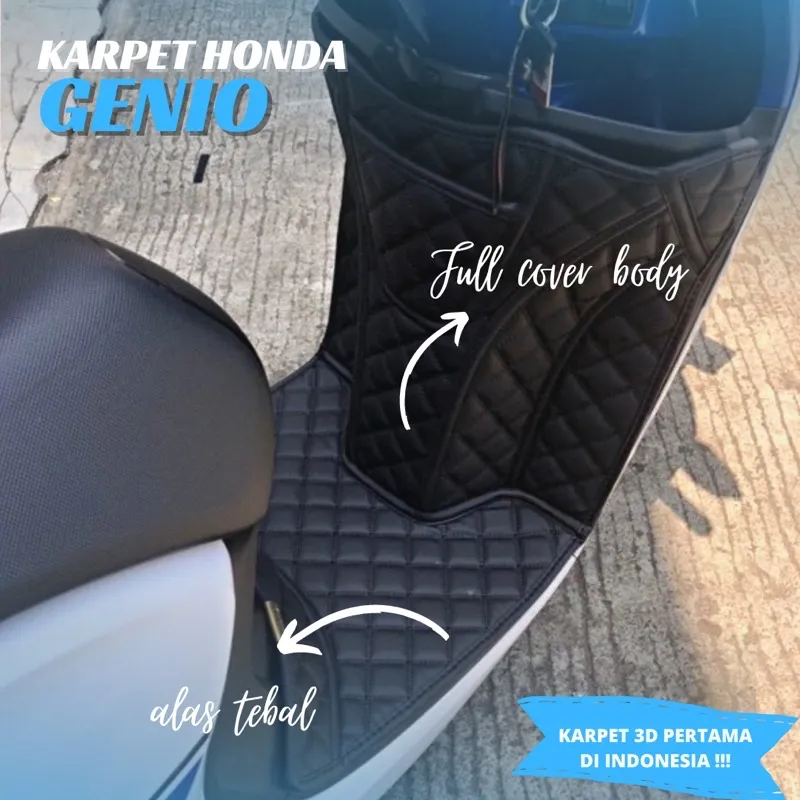 Karpet Motor Premium 3D Honda Genio 2019-2026