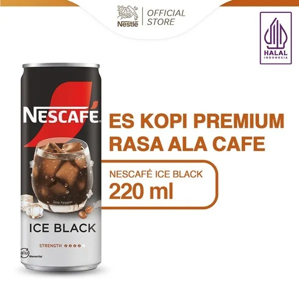 NESCAFE Kopi Minuman Kaleng Rasa Ice Black 220ml