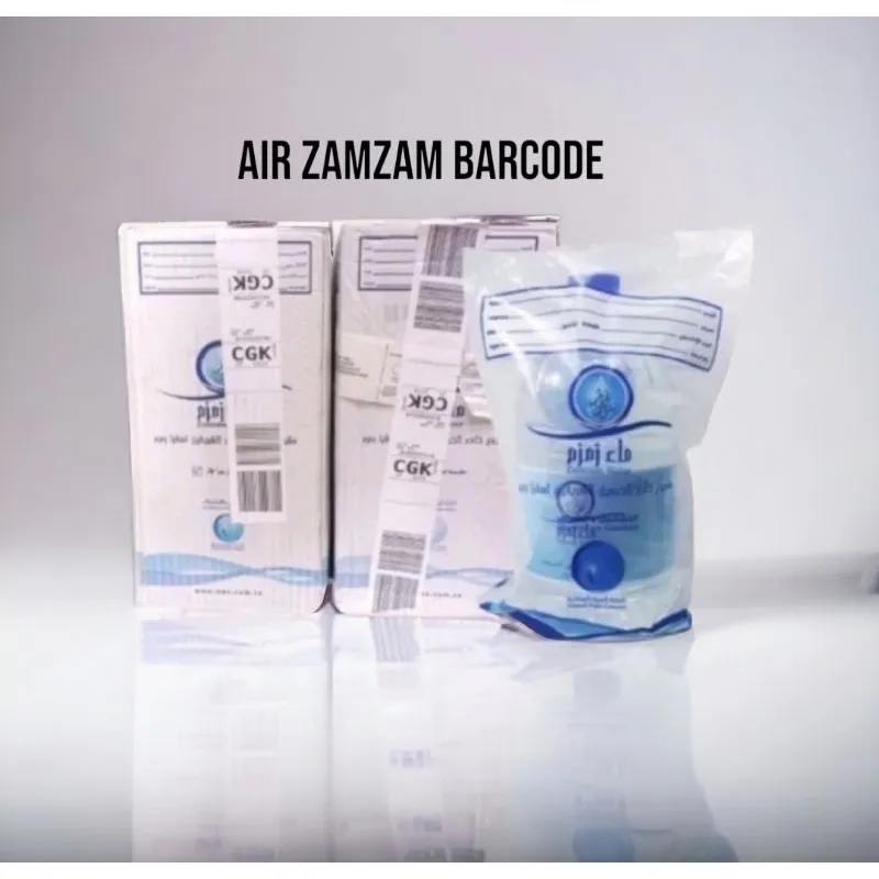 Air Zamzam 5 Liter 100% Original | Air Zamzam 5liter Barcode | Air Zamzam barcode