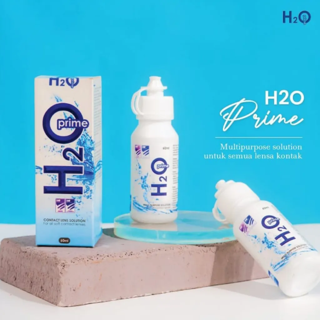 H2O PRIME 60ML AIR SOFTLENS / CAIRAN PEMBERSIH SOFTLENS 60ML / CAIRAN SOFTLENS  60ML / H2O PRIME