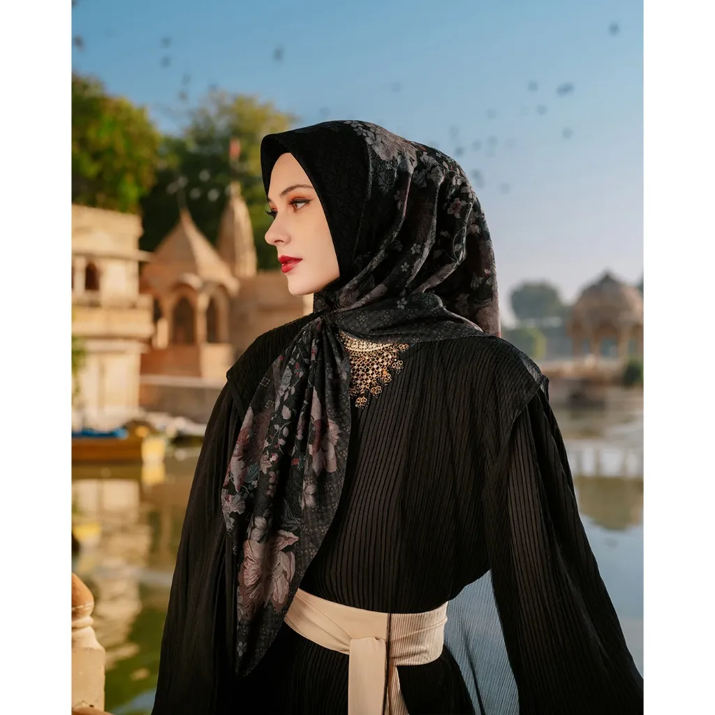Heaven Lights - Agra Scarf - Hijab Segi Empat