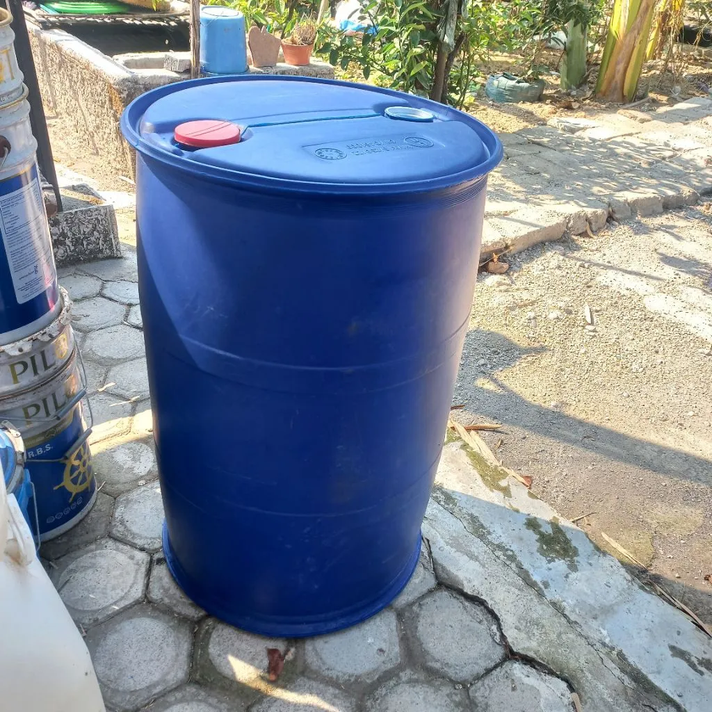 DRUM PLASTIK 220L / DRUM 220L PENAMPUNG AIR bahan HDPE