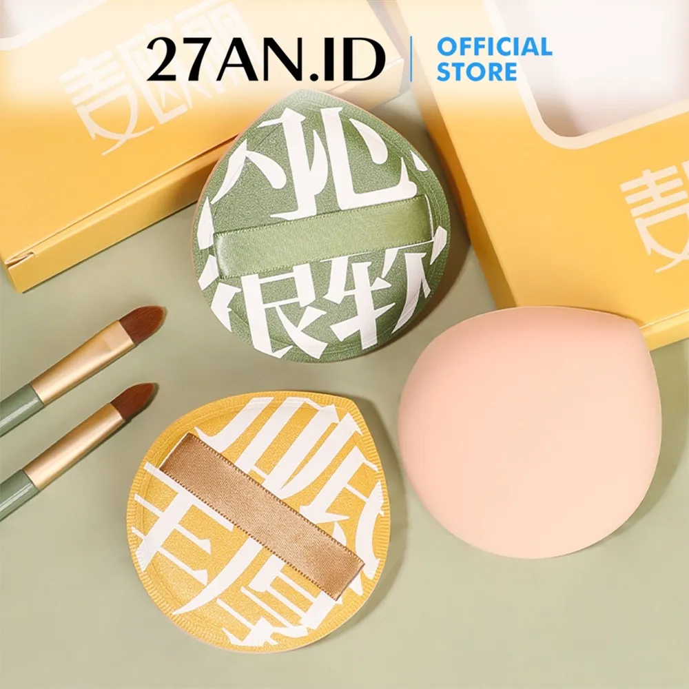 ( 27AN.ID ) Sponge Bedak H608 Spons Puff Air Cushion BB CreamTabur Beauty Powder Puff Foundation