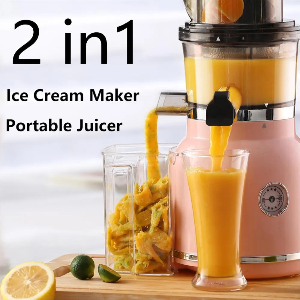 [GARANSI 6 BULAN] UNIG 2in1 Slow Juicer Multifungsi Blender Buah Watt Rendah 180W Juicer Tanpa Ampas Blender Jus