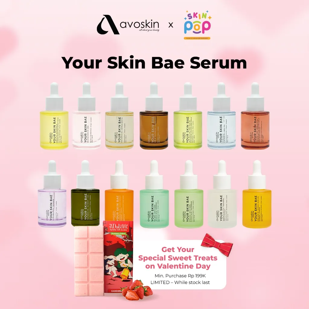 Avoskin Your Skin BAE Serum 30ml All Variant | Serum untukMencerahkan Menghidrasi Exfoliasi