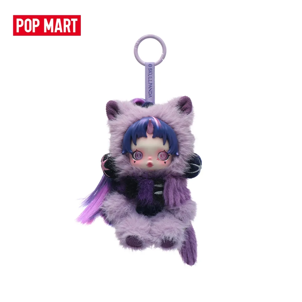 POP MART SKULLPANDA x My Little Pony Series Plush Doll Pendant Blind Box Action Figure Birthday Gift Kid Toys
