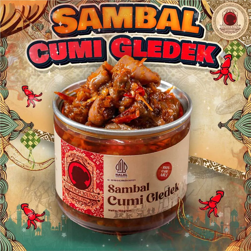 Dapoer Kuno - Sambal Cumi Gledek 150gr