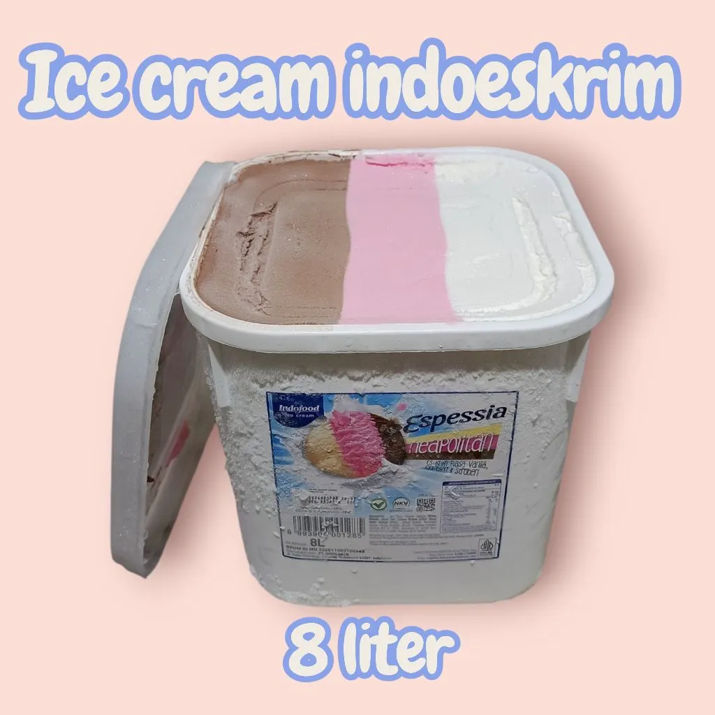 es krim espessia neopolitan ember putih ice cream espessia 3in1 eskrim indoeskrim 8 liter eskrim neopolitan ice cream espesia ice cream murah bekasi eskrim 3in1 bukan ice cream diamond bukan ice cream aice joyday