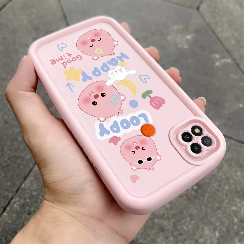 Casing Hp untuk Xiaomi Redmi 9 Prime 9I 9T 9C NFC 9A 10A 9 Power POCO C3 C31 Case Pola capybara lucu kartun Kasing ponsel silikon Kesing Pelindung Lensa Cesing Anti-Drop Handphone Softcase