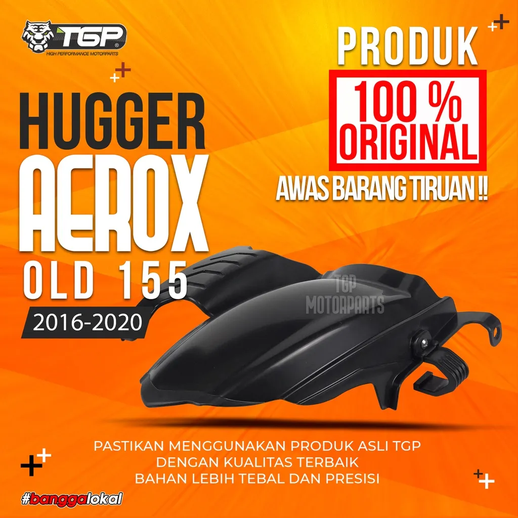 Aksesoris Variasi Hugger Spakbor Kolong Yamaha Aerox 155 dan Lexi