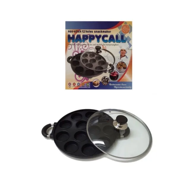 Cetakan Kue Dorayaki 12 Lubang Datar