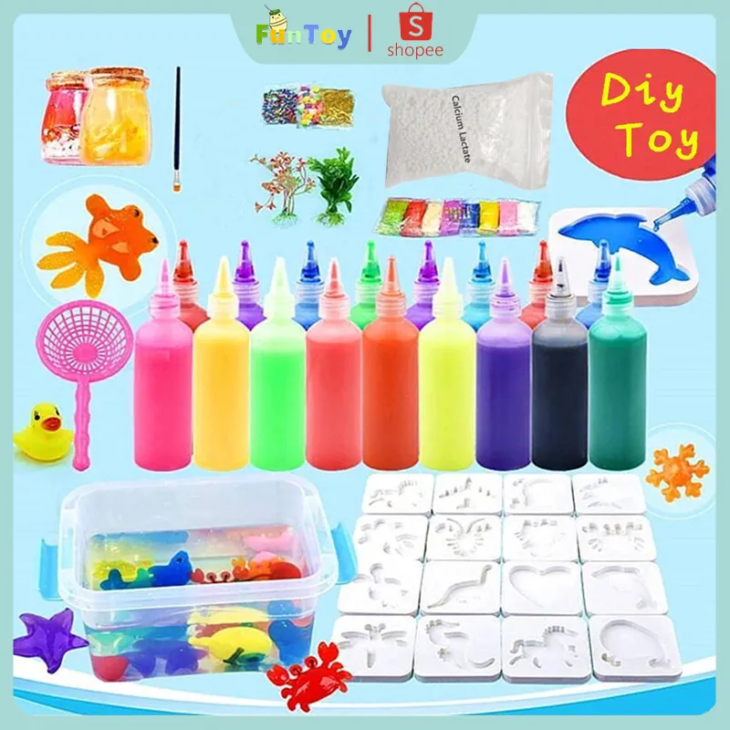 FUNTOY DIY Mainan Anak Magical Waterscape Cetakan Edukasi