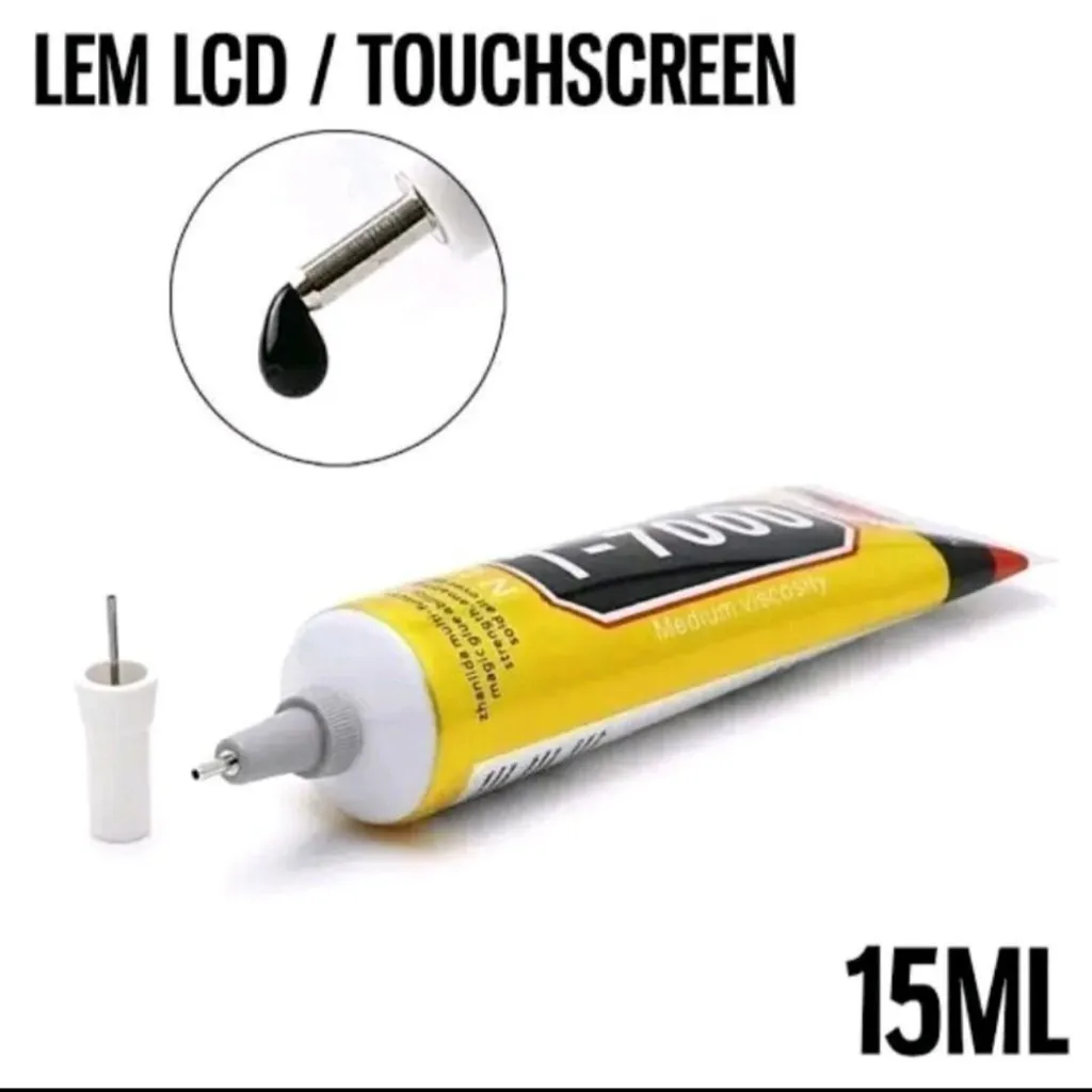 Lem Lcd touchscreen 15ml / Lem T7000 hitam / Lem LCD hp / Lem pelekat lcd hp