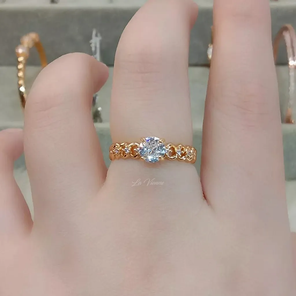 La Vienne - Boyaca - Cincin Titanium Wanita Anti Karat - Perhiasan Perempuan Mewah Elegan