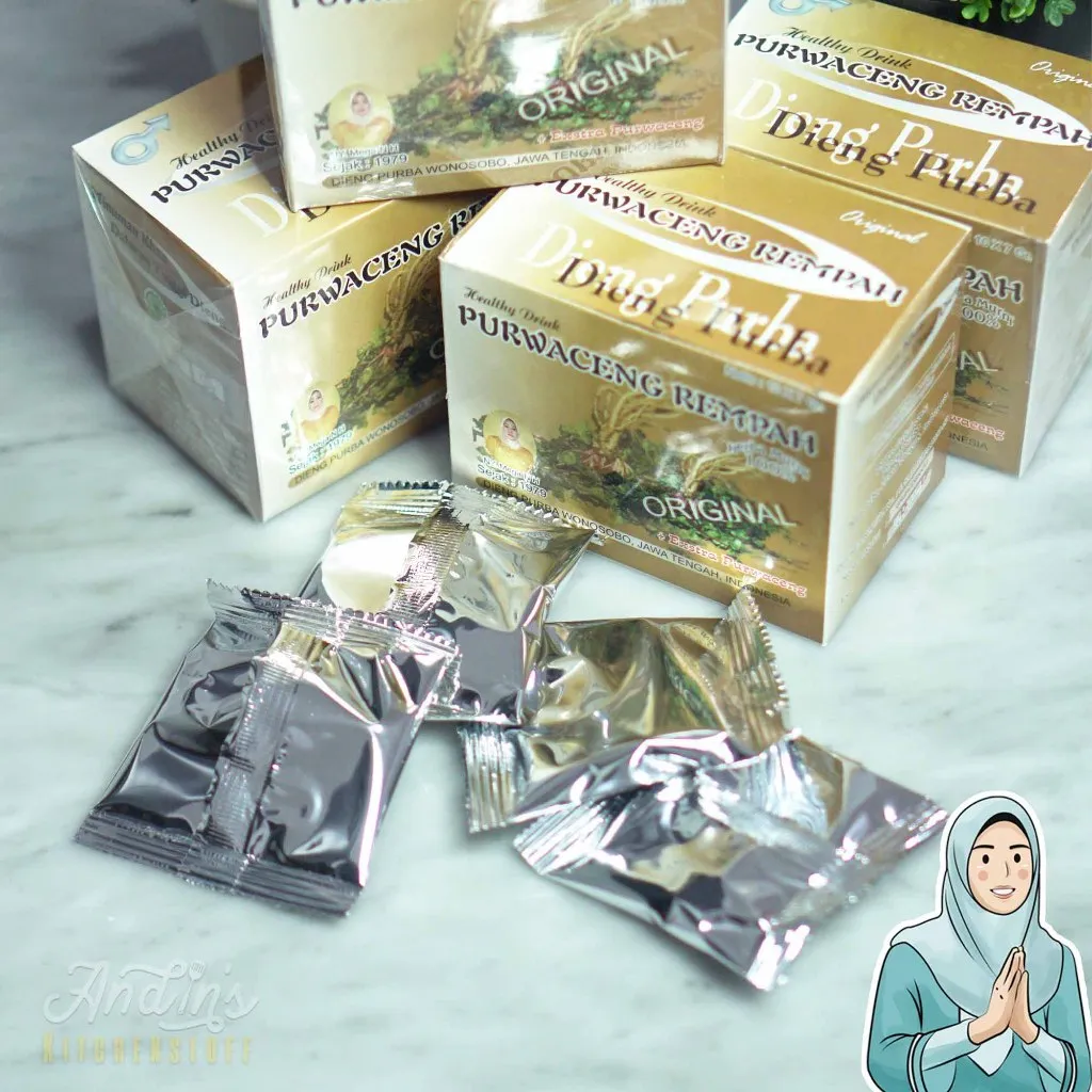 Purwaceng Rempah Original Khas Dieng - Minuman Kesehatan Herbal Murni