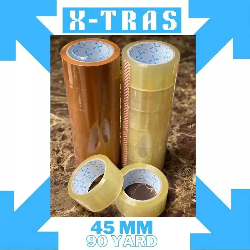 Lakban murah 45mm x 90yard 1 Roll isi 6pcs