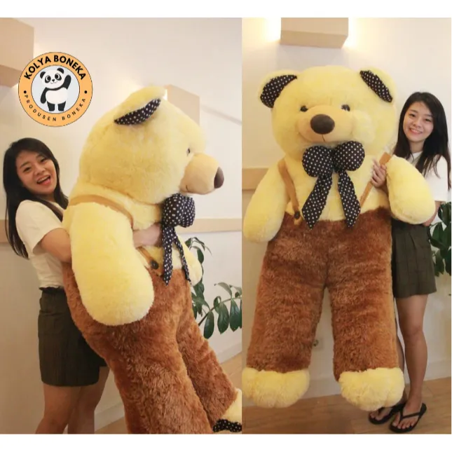 Boneka Jumbo Teddy Bear 1,6 Meter SNI Beruang Tedy  Besar 1 m kolya gemoy lembut lucu