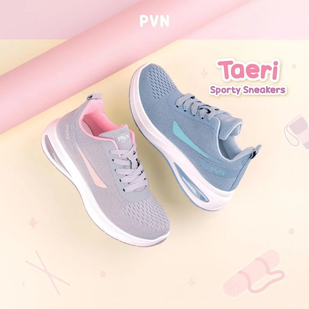 PVN Taeri Sepatu Sneakers Olahraga Wanita Sport Shoes Blue 265
