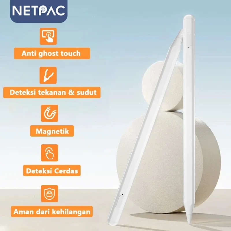 NETPAC Stylus Pen Universal Capacitive Pencil For HP IOS Android Tablet Aple iPad Xiaomi Huawei Samsung Stylus Magnetic Pen